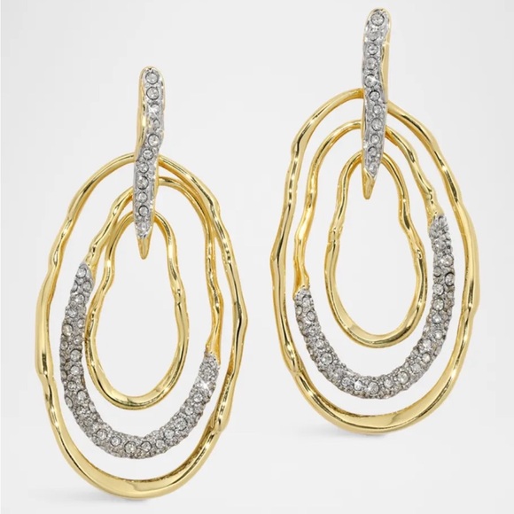 Alexis Bittar Jewelry - Alexis Bittar Solanales Crystal Pavé Mobile Post Earrings